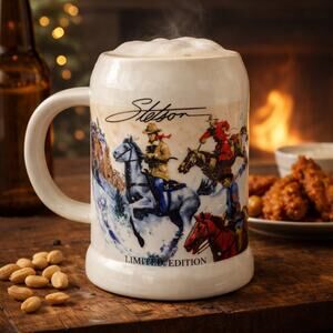 Stetson Limited Edition Western Horse Stein Collectible Mug